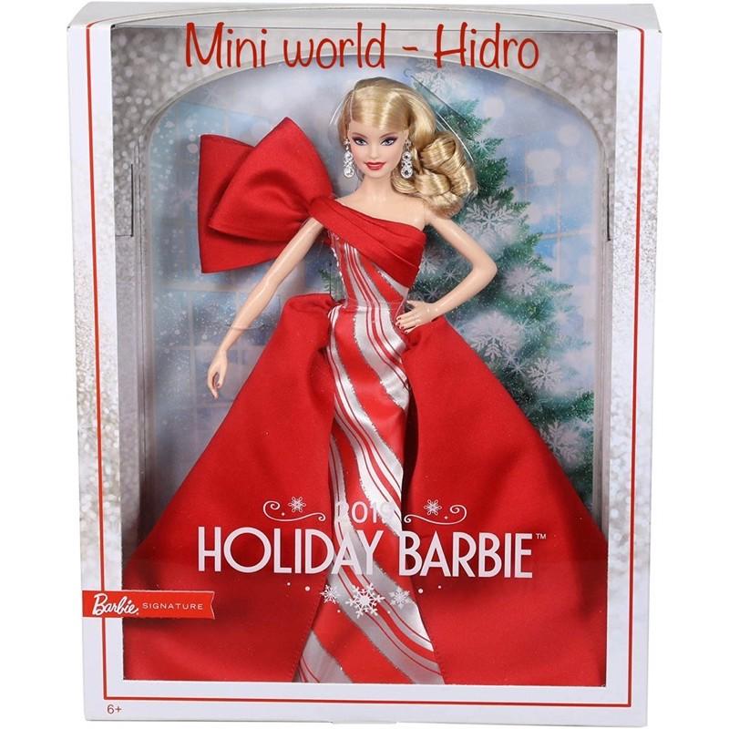 Búp bê 2019 2017 2018 2020 Holiday Barbie Doll model muse 