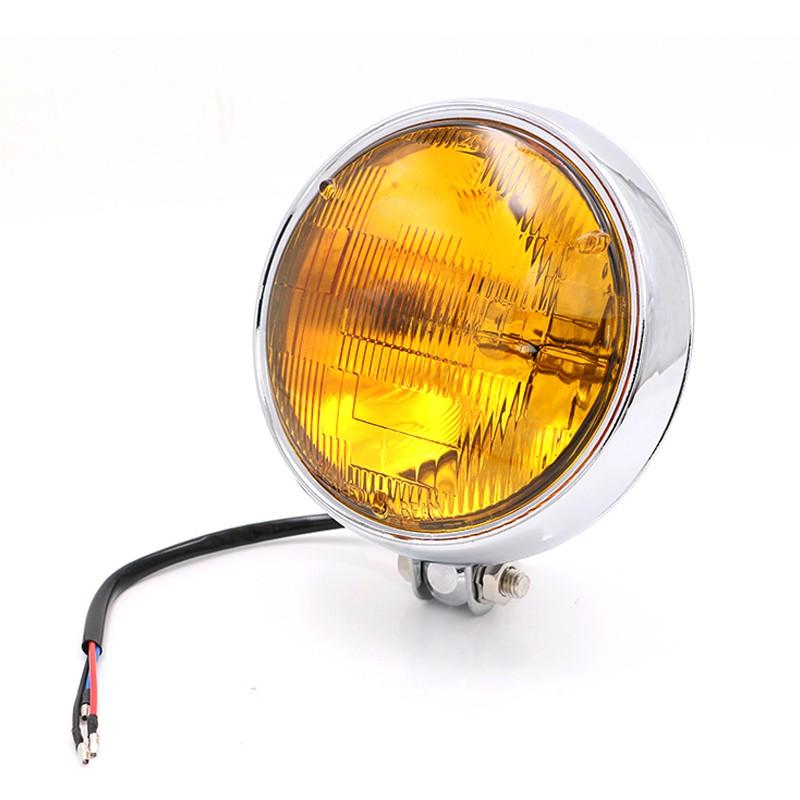 Đèn pha xe mô tô bằng hợp kim nhôm vàng