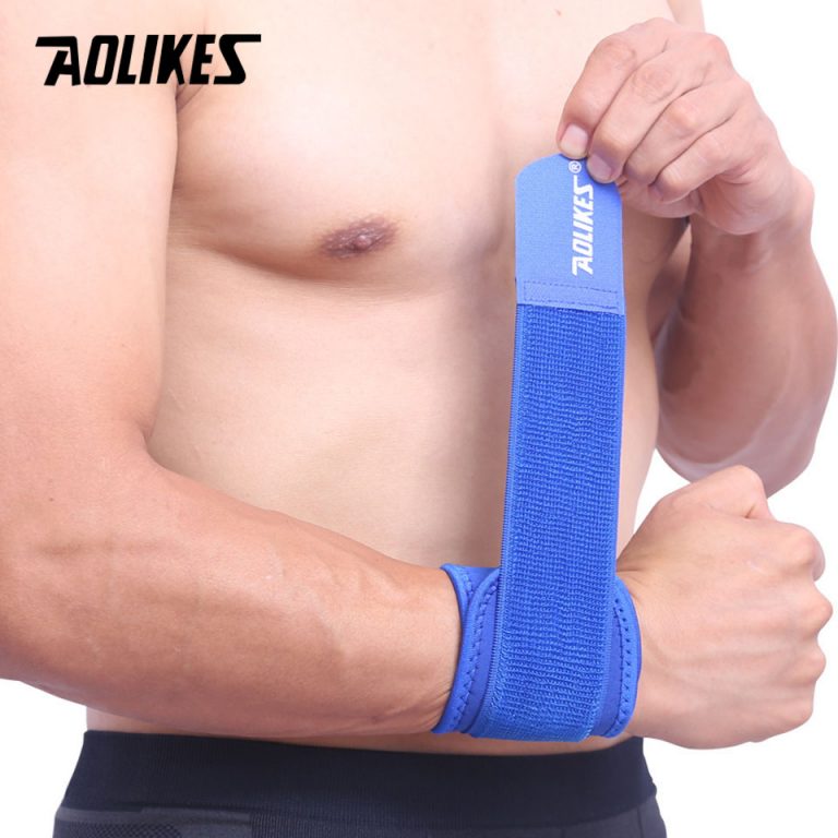 Băng cuốn cổ tay AolikesOLIKES AL7936 trợ lực, hỗ trợ đẩy tạ chuyên nghiệp chuyên gym, chính hãng