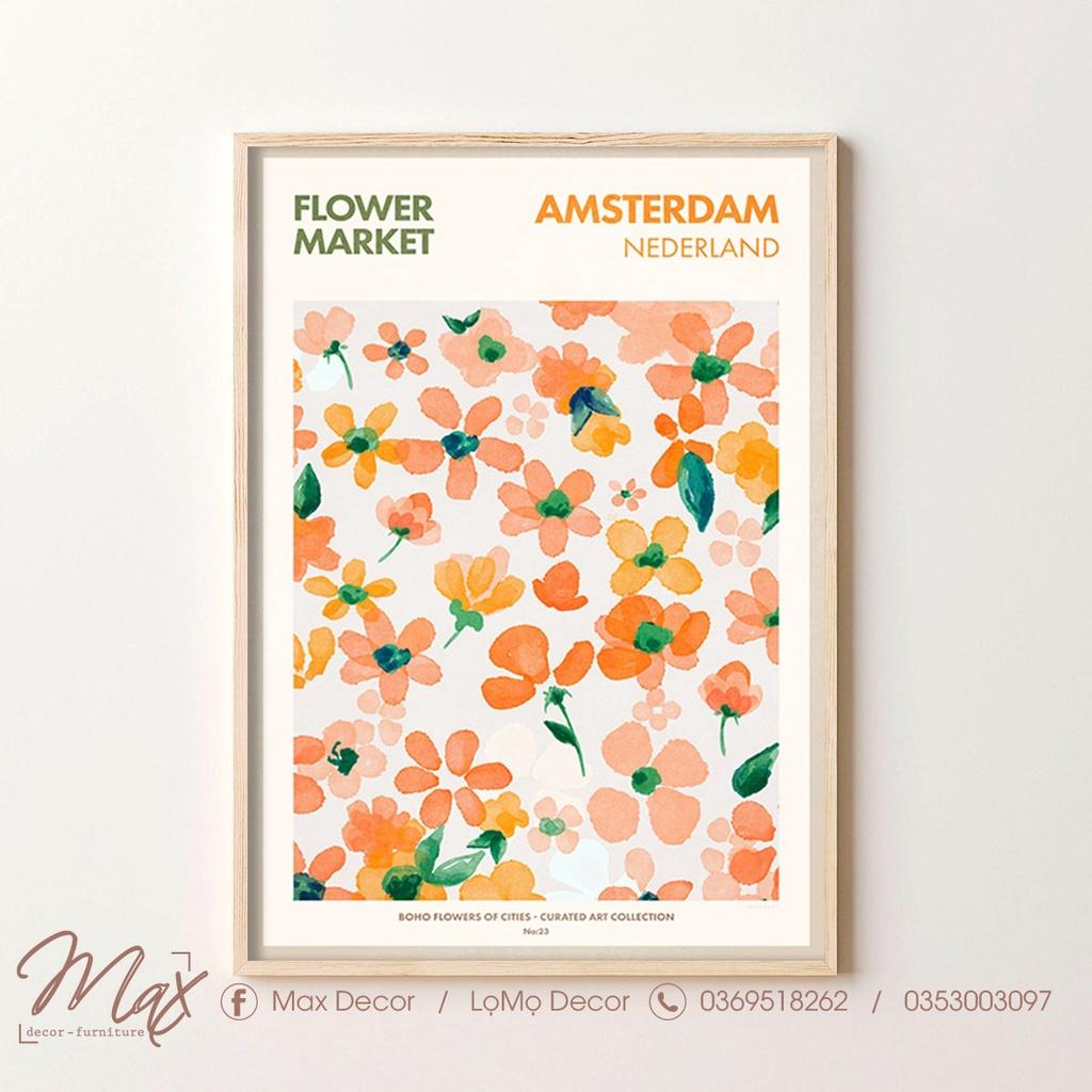 Tranh canvas Flower Market