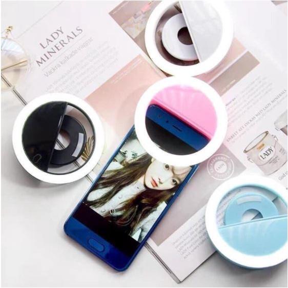 Đèn Led Selfie, Đèn LED hỗ trợ chụp ảnh selfie có thể điều chỉnh độ sáng, Nhỏ Gọn Bỏ Túi Siêu Tiện Lợi/Munshop