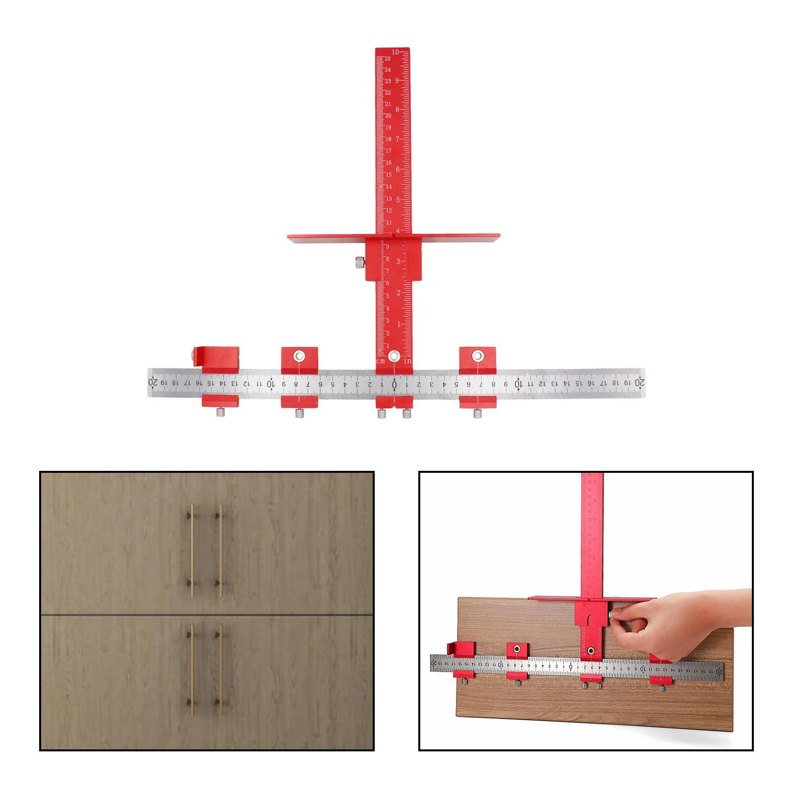 Punch Locator Drill Guide Sleeve Drawer Pull Wood Drilling Tool for Furniture Drawer Pull