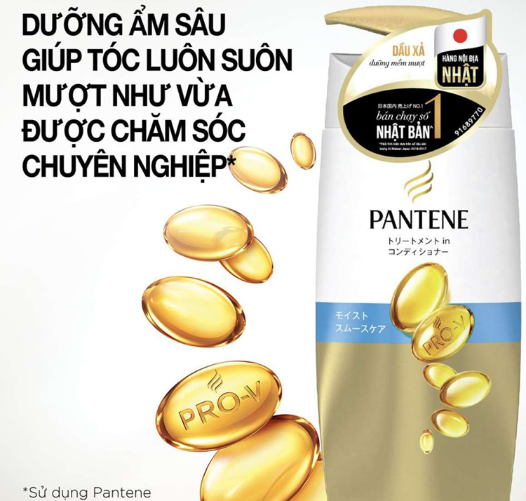 Dầu Xả Pantene Nhật Bản Dưỡng Mềm Mượt