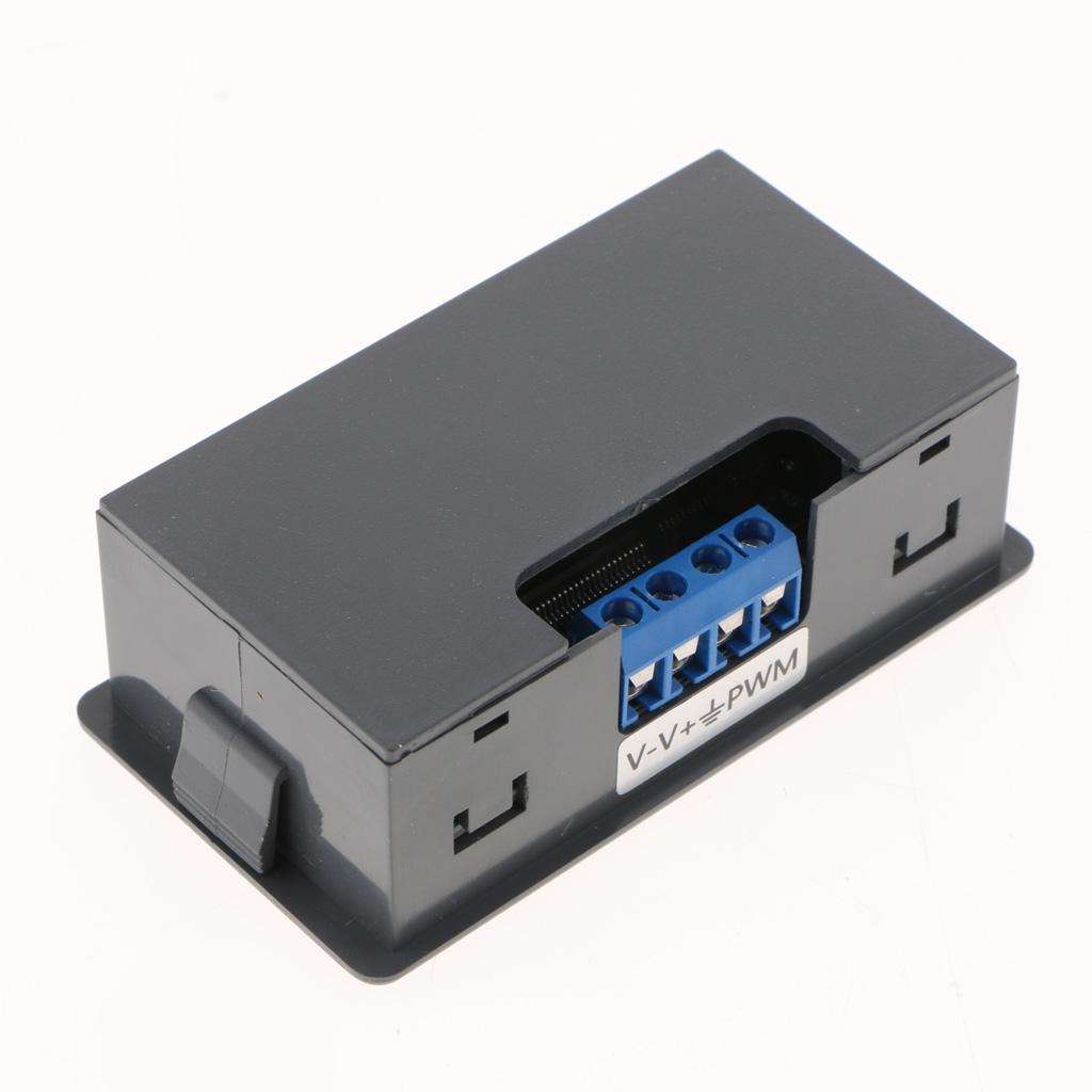 2 Pcs PWM Pulse Frequency Duty Cycle Square Wave Signal Generator with LCD Display