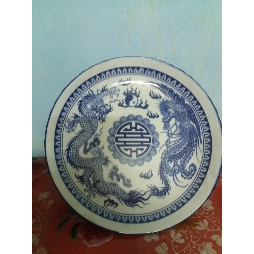 Dĩa đựng trái cây Bát Tràng_ Loại đại