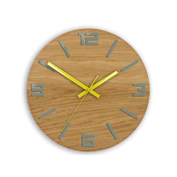 20 MẪU ĐỒNG HỒ - Đồng hồ Gỗ treo tường chất liệu gỗ máy kim thiết kế in theo yêu cầu trang trí nhà và quán café*8