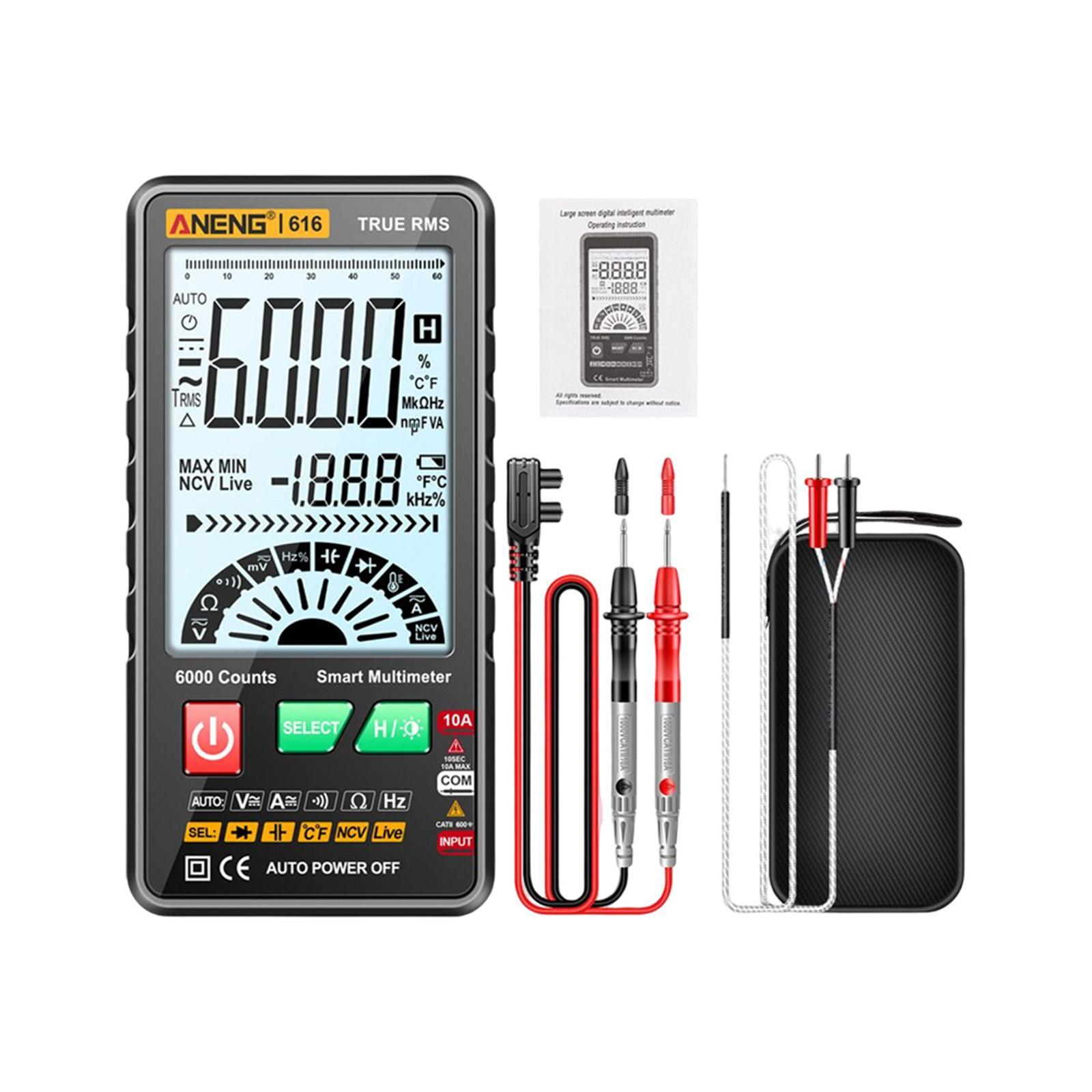 Handheld Digital Tester Automatic Shutdown Transistor   DC AC Voltmeter