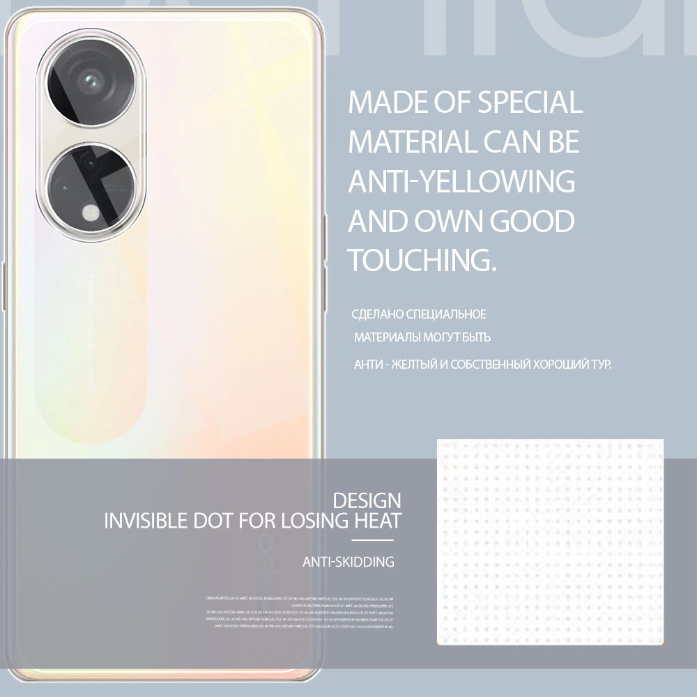 Ốp lưng silicon dẻo cho OPPO Reno8 T 5G hiệu Ultra Thin trong suốt mỏng 0.6mm độ trong tuyệt đối chống trầy xước - Hàng nhập khẩu