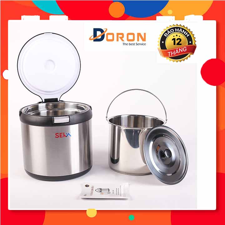 Nồi ủ giữ nhiệt, giữ lạnh ĐA NĂNG 4.5 LÍT Chất Liệu Inox Cao Cấp An Toàn Tiết Kiệm- Hàng Nhập Khẩu