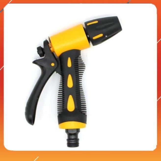 Vòi Xịt️Evoucher Bộ dây vòi xịt nước rửa xe, tưới cây , tăng áp 3 lần, loại 7m, 10m 206319 cút sập,+ móc khoá