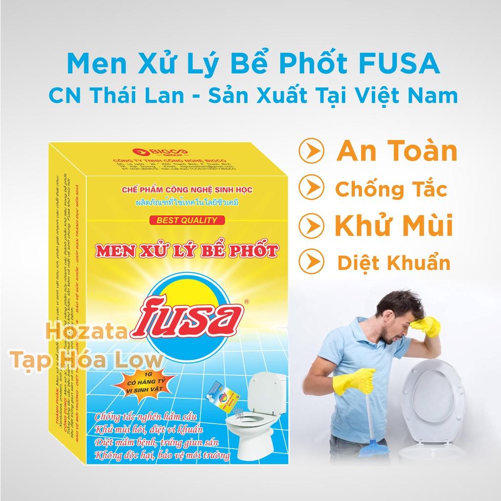 Men Xử Lý Bể Phốt Fusa | Khử Mùi Diệt Khuẩn Bồn Cầu