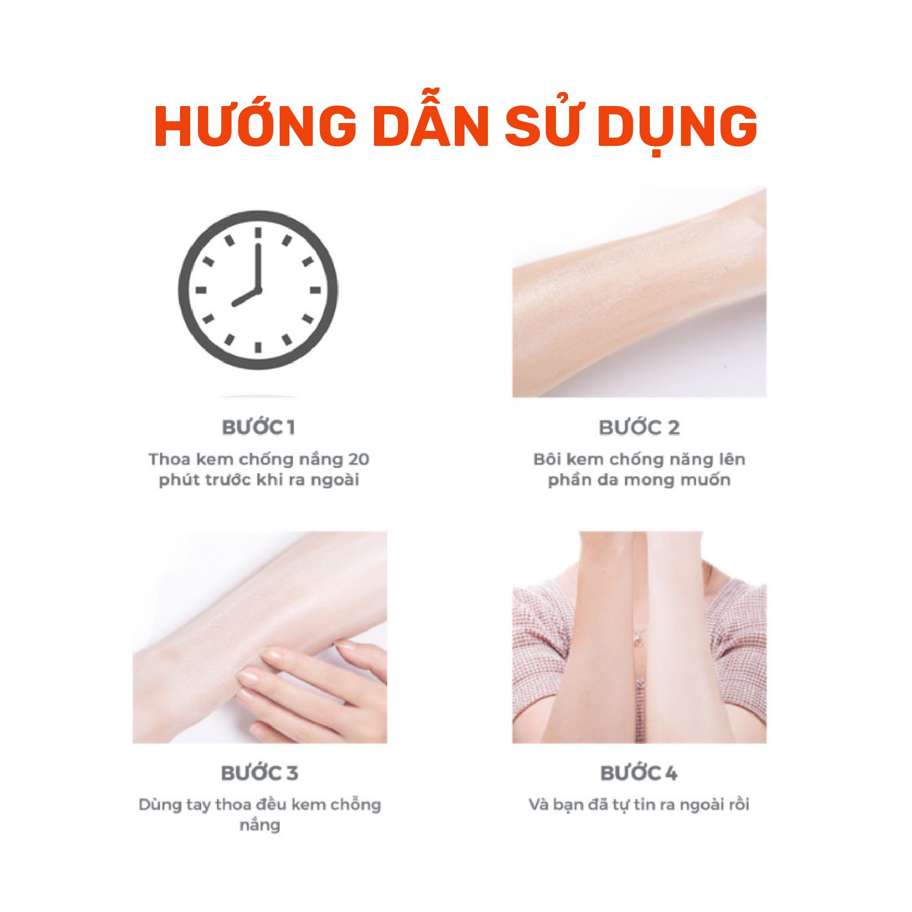 Kem chống nắng dưỡng da trắng sáng tức thì Huxley Tone Up Cream Stay Sun Safe SPF50+ PA+++ 35ml