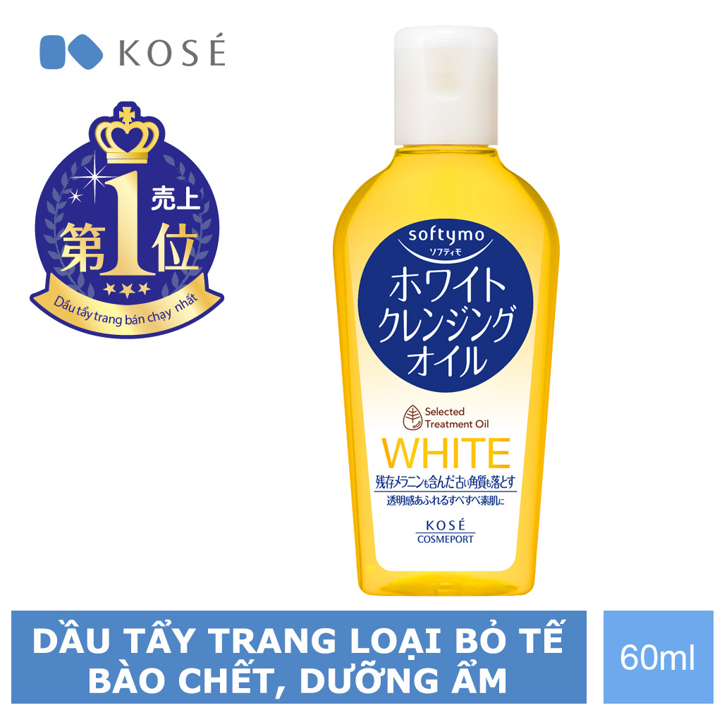 Bộ tẩy trang và rửa mặt Softymo (Dầu tẩy trang làm sạch tế bào chết 60ml + Rửa mặt Hyaluronic Acid 60g)