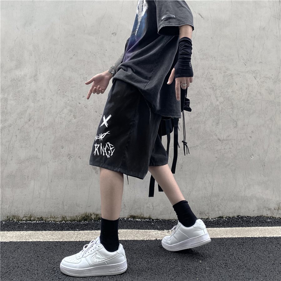 Quần Short Đùi Mặt Cười XX unisex MONSTERX thể thao basic nam nữ oversize phong cách đường phố Hàn Quốc Ulzzang