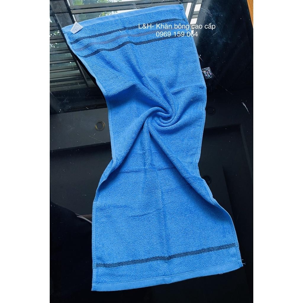 Khăn lau đầu, lau tóc, sợi cotton, 3 dí, KT 34*80cm