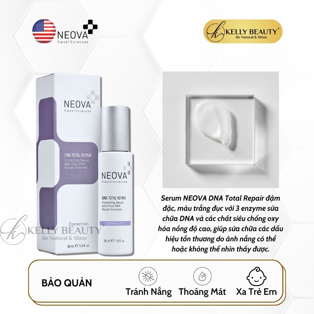 Tinh Chất Phục Hồi Trẻ Hóa Da NEOVA DNA Total Repair Serum | Kelly Beauty
