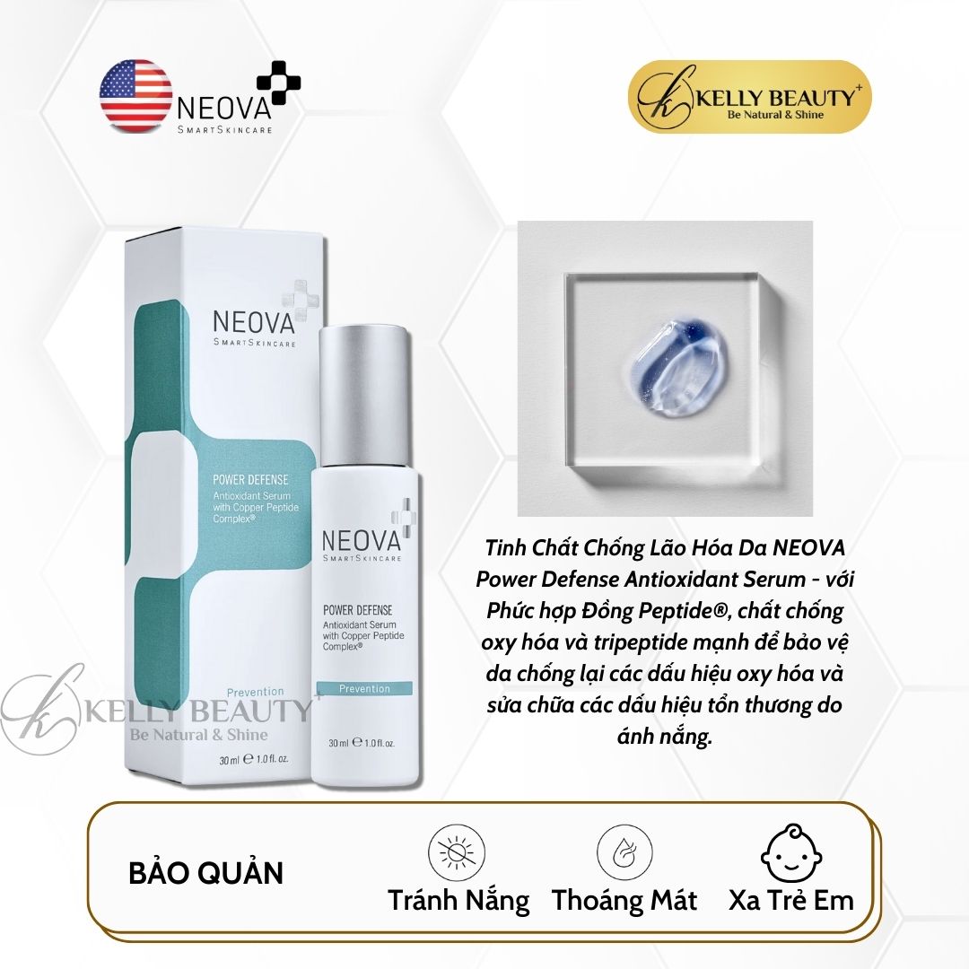 Tinh Chất Chống Lão Hóa Da NEOVA Power Defense Antioxidant Serum | Kelly Beauty