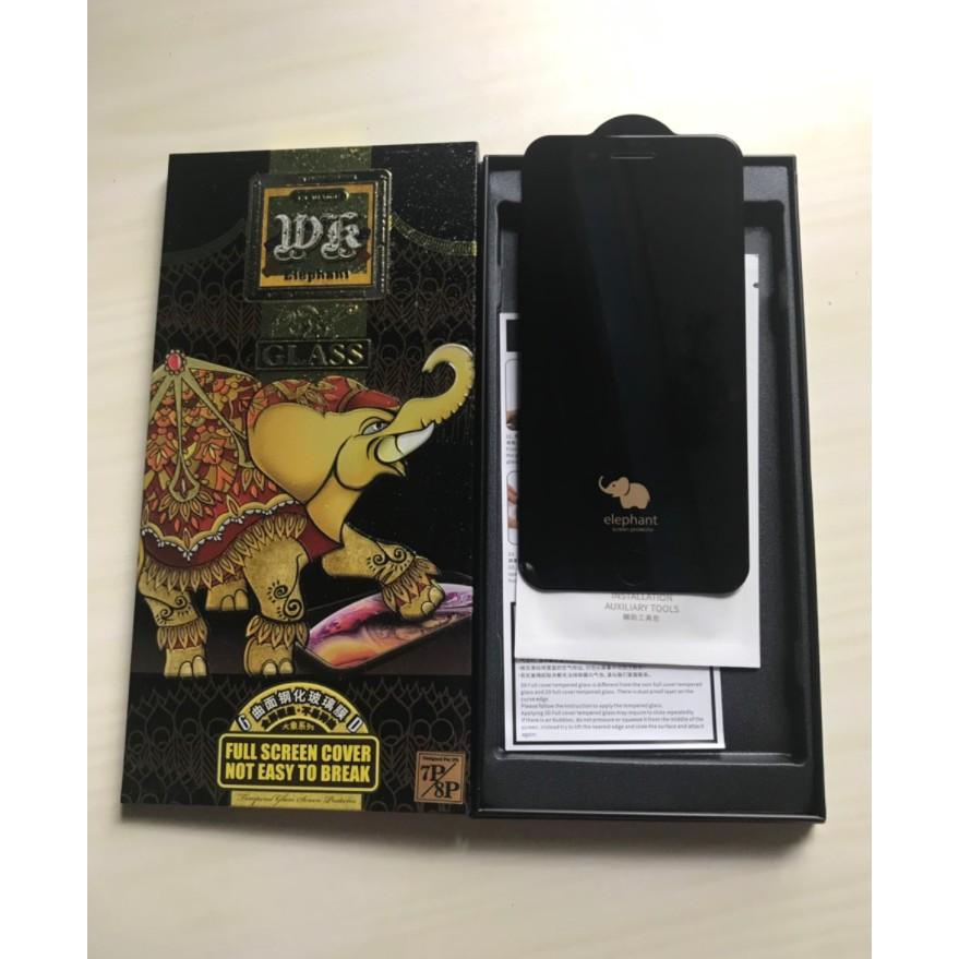 Kính cường lực con Voi iPhone WK Elephant 3D hộp sắt , không hộp trần dán full dành cho IP 6 Plus 7 8 X XS Max 11 12 Hàng Chính Hãng