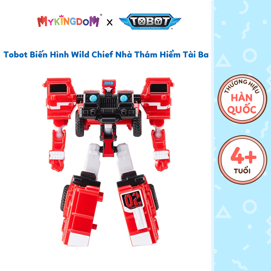 Đồ Chơi Tobot Biến Hình Wild Chief Nhà Thám Hiểm Tài Ba TOBOT 301140