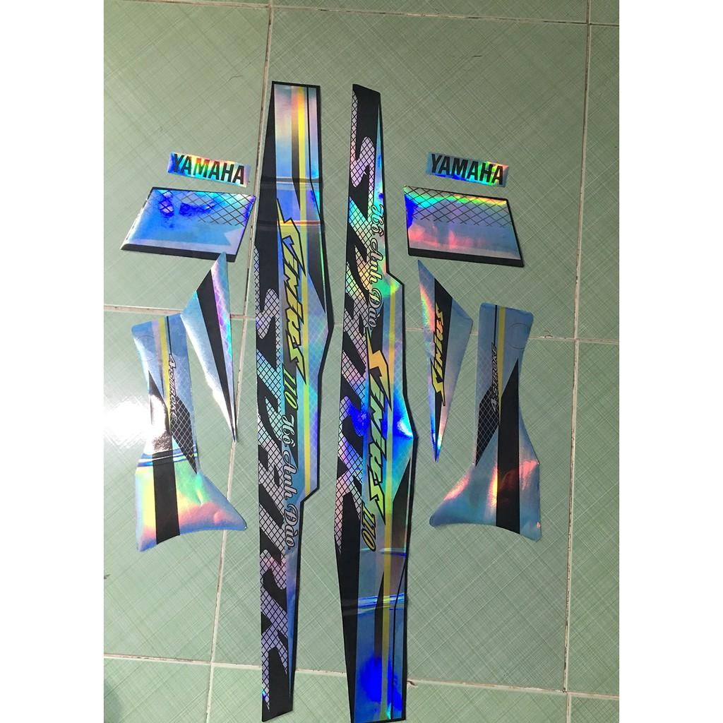 Tem sirius 110 spark xanh đen