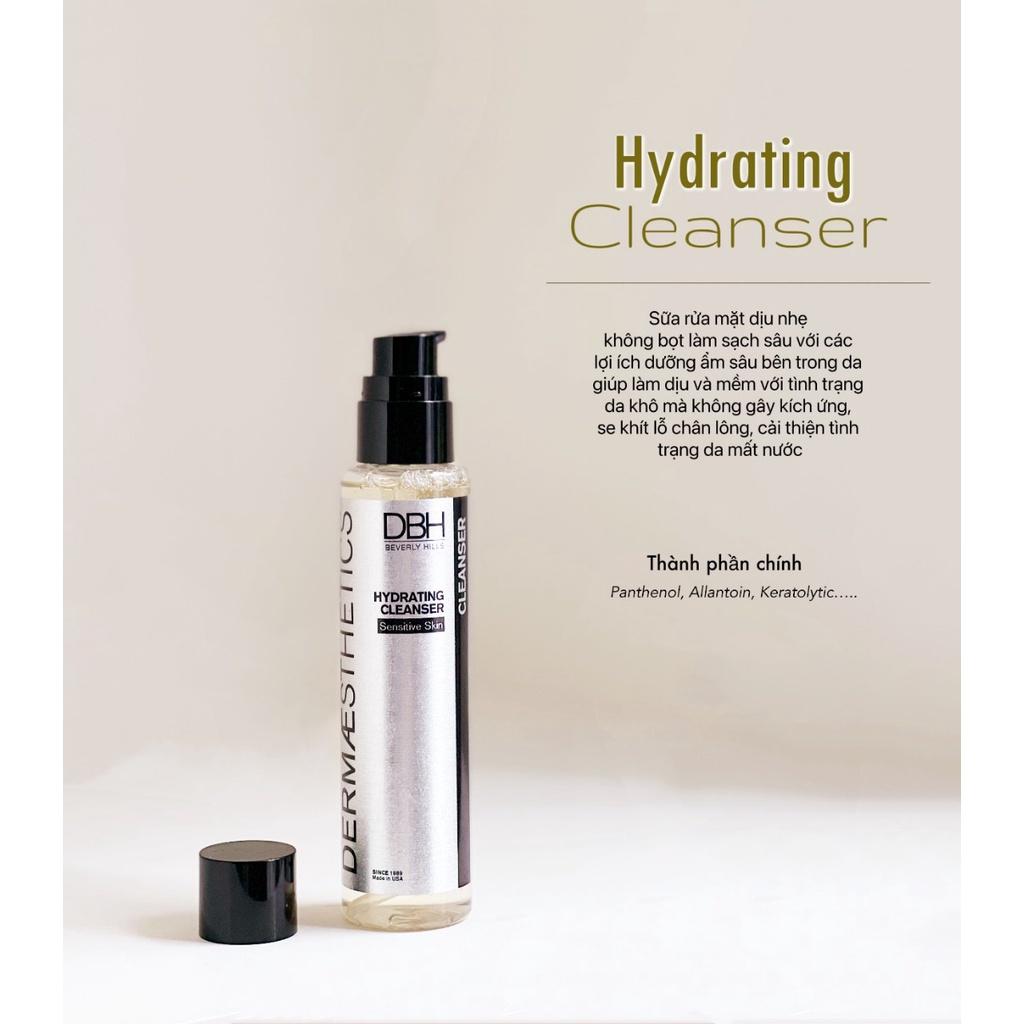 SỮA RỬA MẶT DỊU NHẸ, KHÔNG BỌT- HYDRATING CLEANSER DBH DƯỠNG ẨM SÂU CHO DA KHÔ, NHẠY CẢM