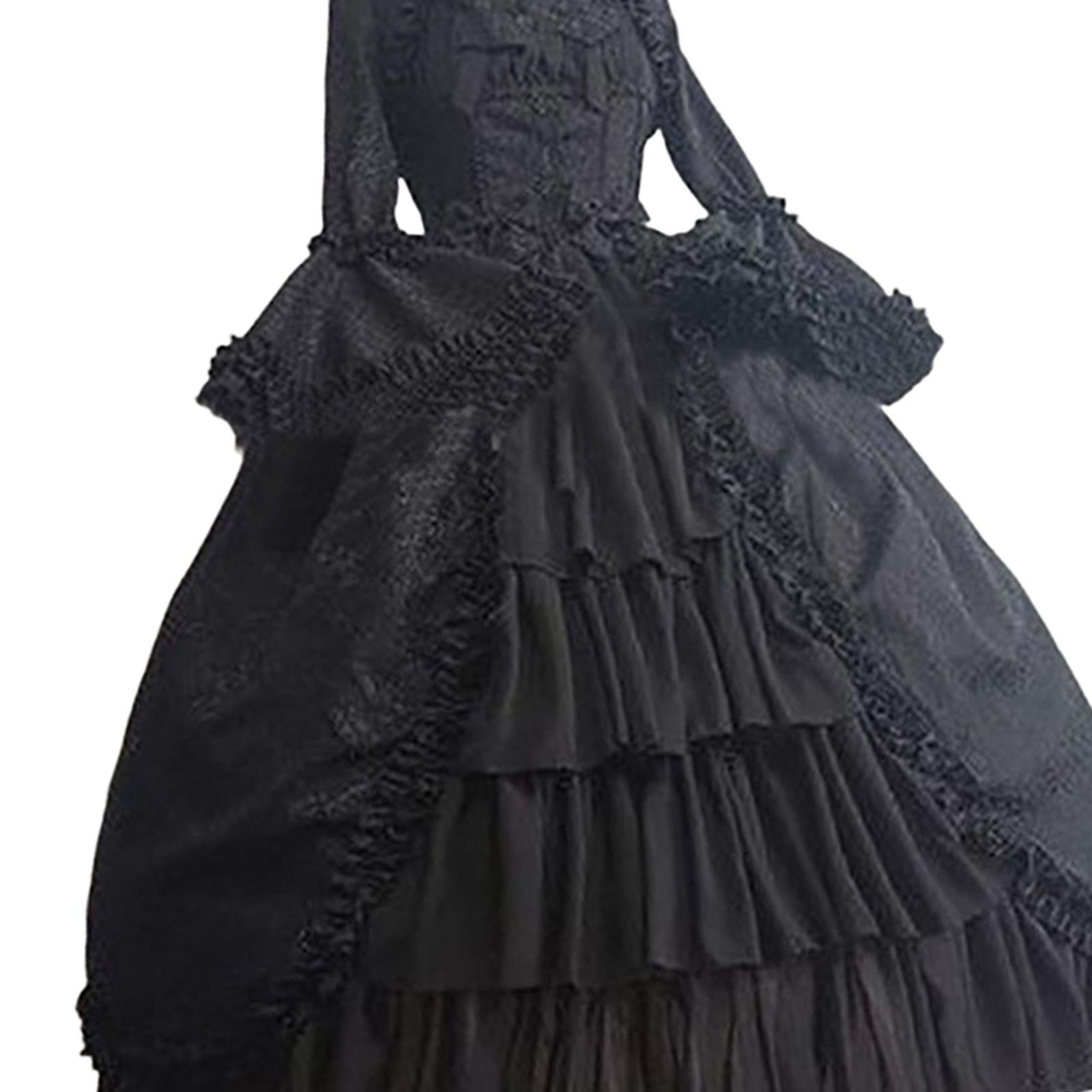 Lady Ball Dress Gothic Dress Halloween Costume Fancy Dress Costume for Masquerade Ball