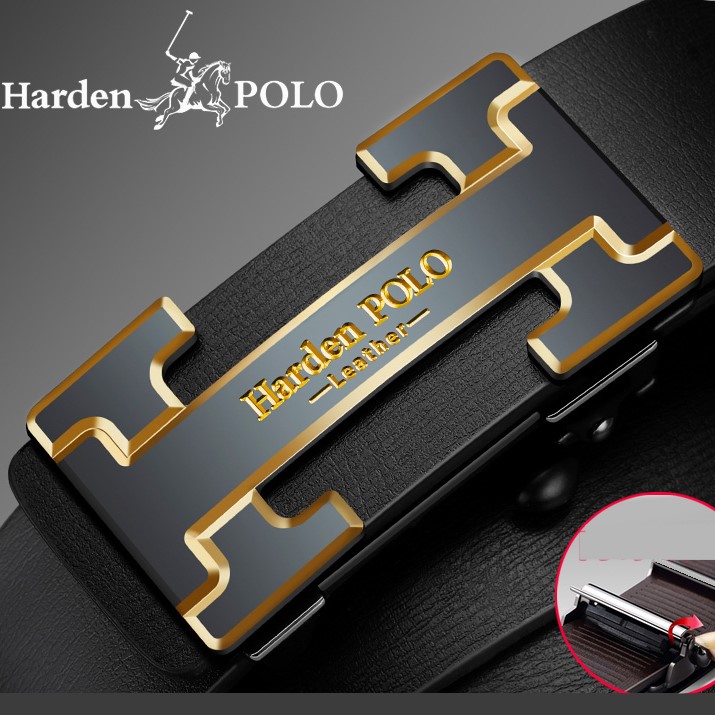 Thắt lưng nam ,dây nịt nam da bò Hadren PoLo EL08