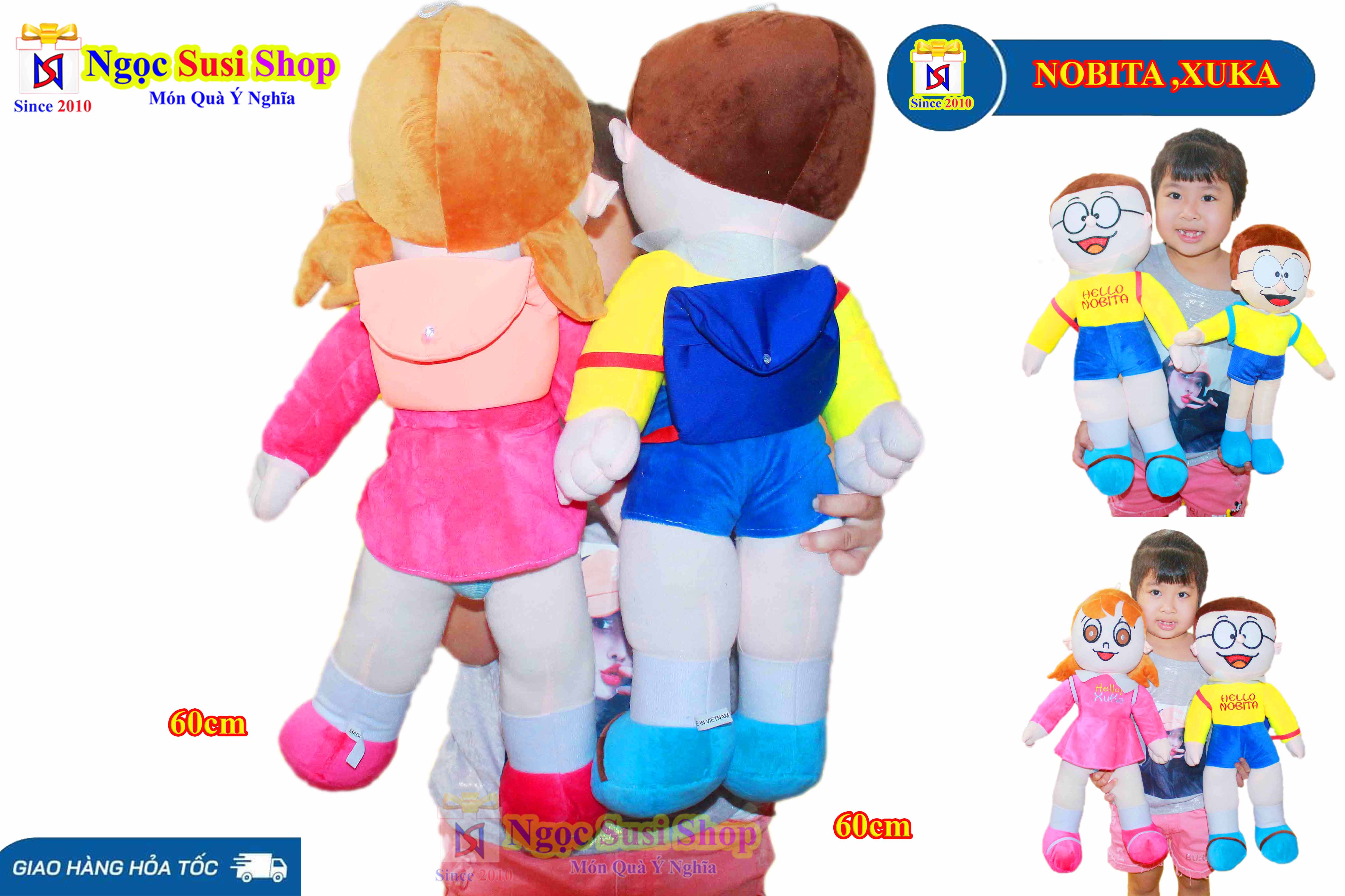 GỐI ÔM NOBITA XUKA SIÊU ĐẸP [MUA CHỌN MẪU SIZE]