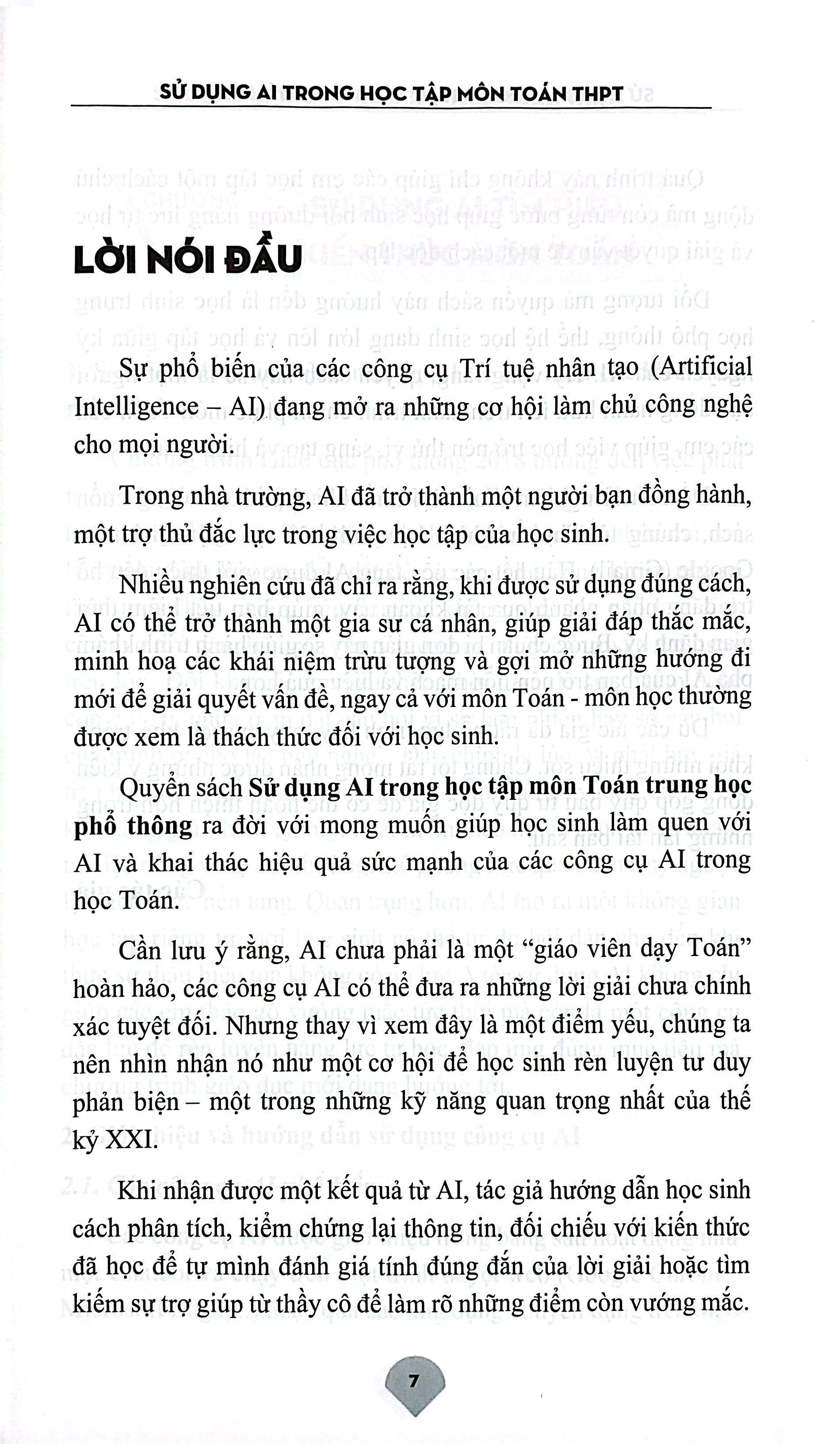Sách - Sử Dụng AI Trong Học Tập Môn Toán Trung Học Phổ Thông