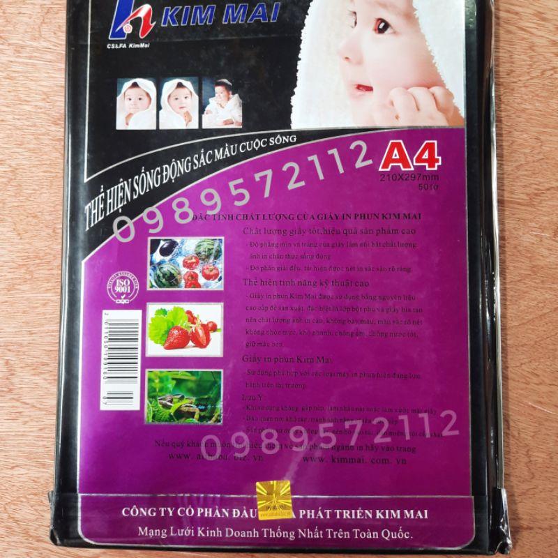 Giấy in phun 2 mặt kim mai,định lượng 250gsm.giấy in card