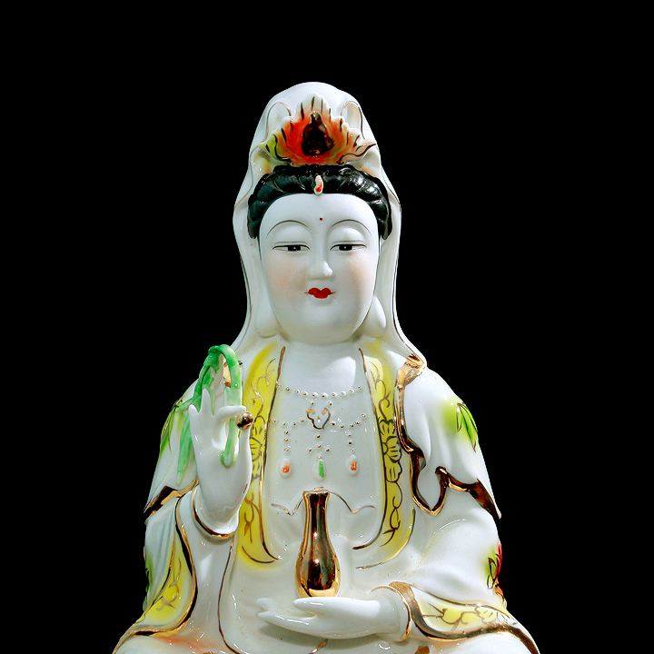 TƯỢNG QUAN ÂM MEN SỨ NGŨ SẮC NHIỀU KÍCH CỠ