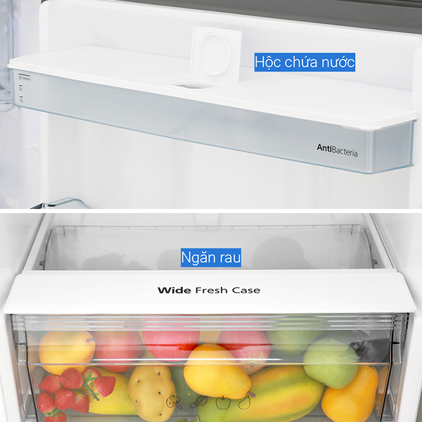 Tủ lạnh Inverter Panasonic NR-BL381WKVN (366L) - Hàng chính hãng - Chỉ giao tại HCM