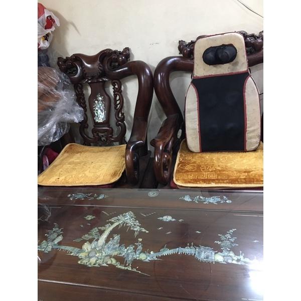 Thảm ghế nhung tuyết 3d in hoa nổi sắc nét