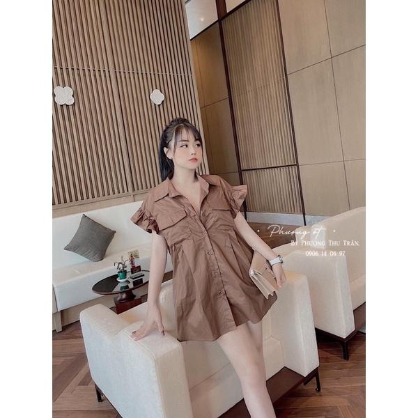 ÁO Sơ mi tay bèo túi hôp bigsize 50 đến 90kg