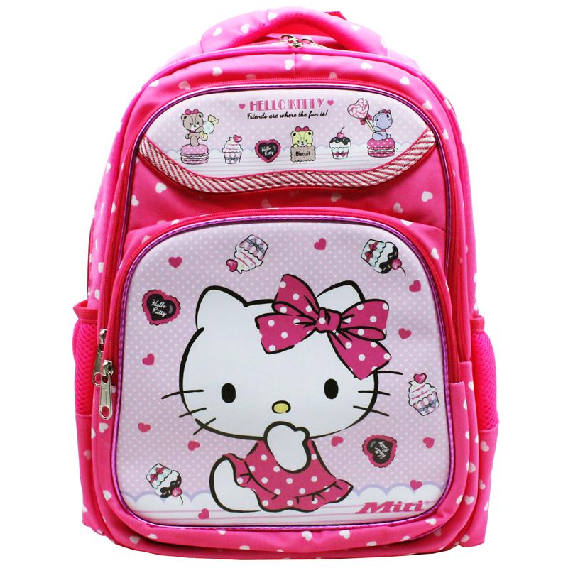 Ba Lô Học Sinh Hello Kitty - Miti BL1076WL_KIT2_PIN.D_PIN.D