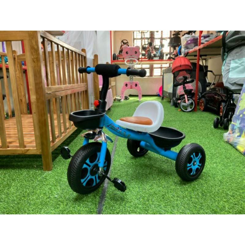 Xe ba bánh trẻ em - Xe tập đi - Xe ba bánh có giỏ - Xe có bàn đạp - Yên mềm
