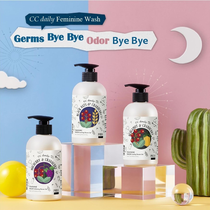 Dung Dịch Vệ Sinh Phụ Nữ CC Daily Feminine Wash Soothing And Calming Shower Gel 330g