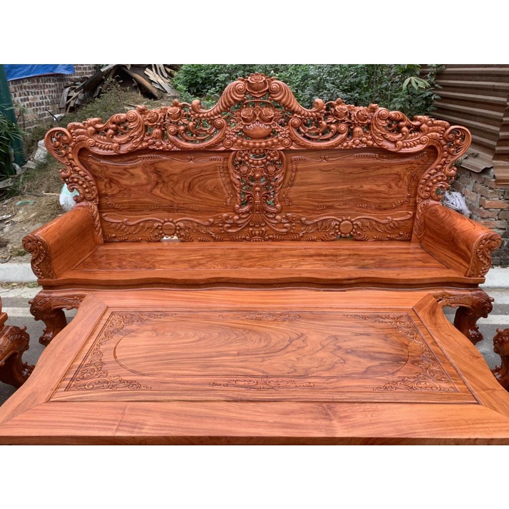 Bàn ghế Hoàng Gia gỗ gõ đỏ