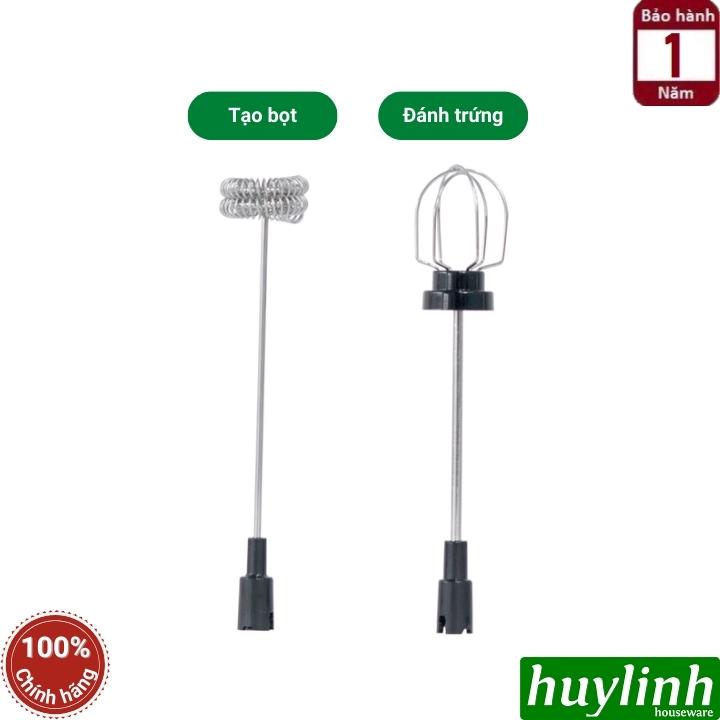 Máy đánh tạo bọt cà phê dùng pin Uniblend DC-201 - 2 đầu đánh bọt và đánh trứng - Hàng chính hãng