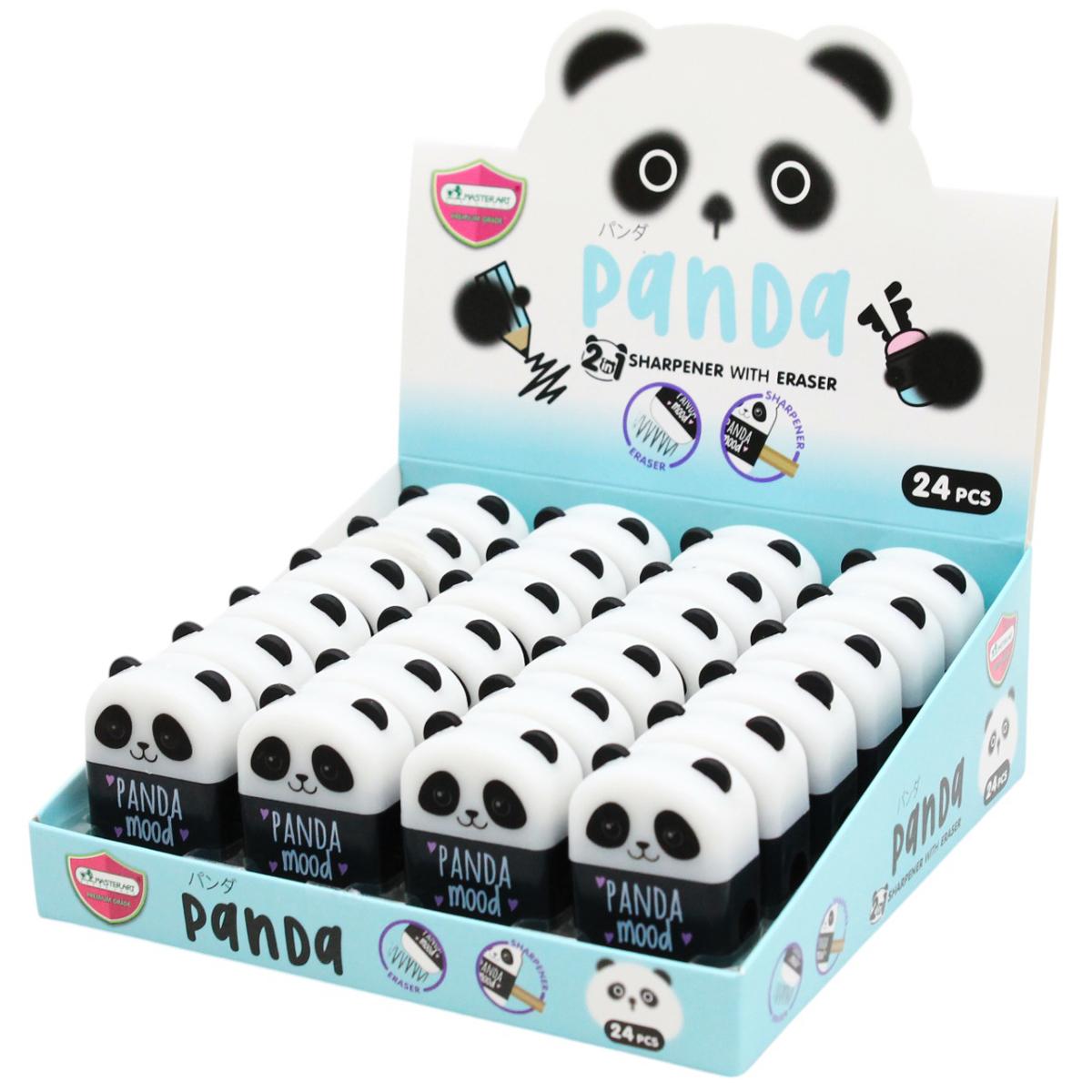 Gọt Chì Gấu Trúc Panda 2 In 1 Kèm Tẩy - Masterart