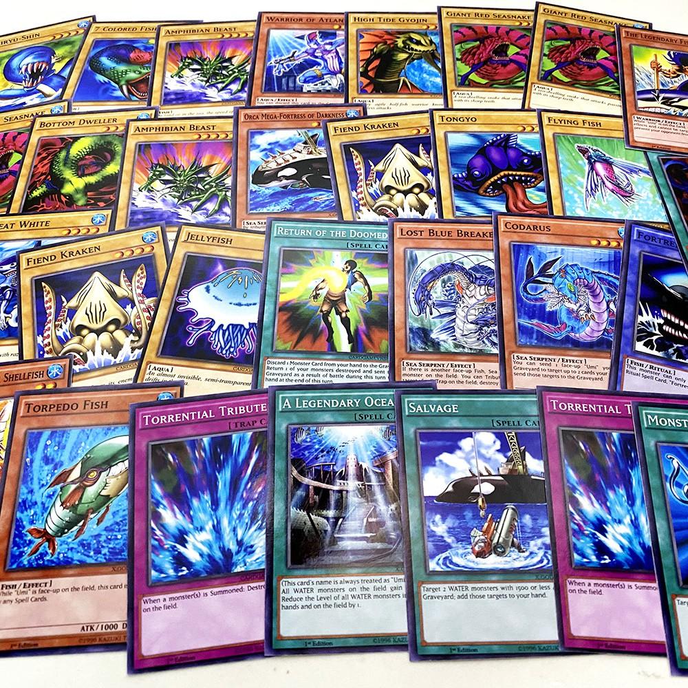 Bài Yugioh ️️ Thẻ bài Yugioh Fisherman Mako Tsunami deck 40 lá