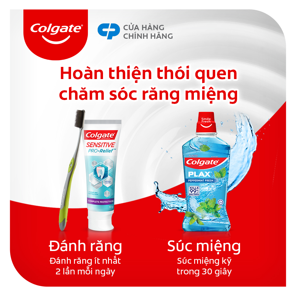 Bộ 4 bàn chải Colgate than hoạt tính kháng vi khuẩn Slimsoft Flex Clean Charcoal nguyên khối (Màu ngẫu nhiên)