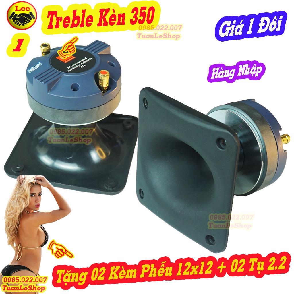 LOA TREP 350 JB REN XOÁY NẮP NHỰA -  LOA TREBLE  350 – GÍA 02 LOA 350 + 02 PHỄU 12x12 + 02 TỤ 2.2