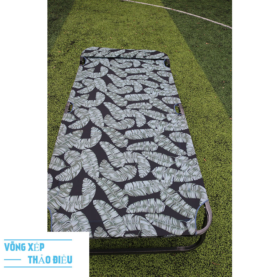 Giường xếp lớn 90cm vải bố khung sơn tĩnh điện cao cấp