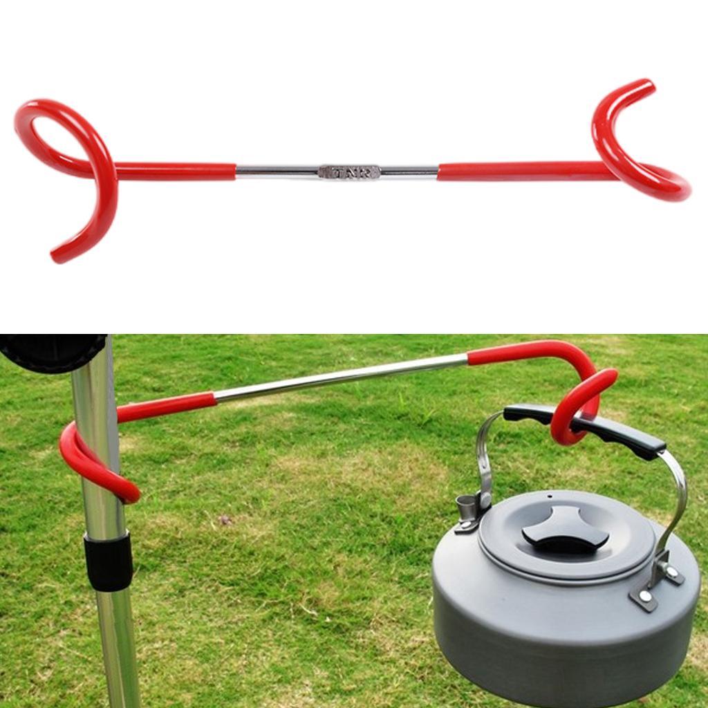 Camping Lantern Hanger Hook Tent Pole Tree Branch Bag Utensil Holder