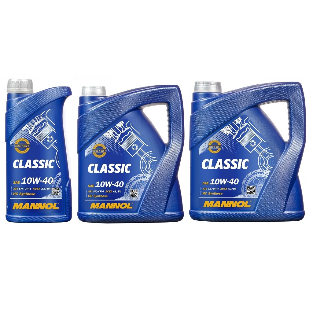 Nhớt MANNOL 7501 Classic 10W-40 SN/CF Tùy Chọn 1L / 4L / 5L Tổng Hợp Đa Cấp HC Đa Năng