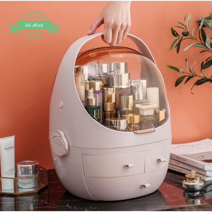 Hộp Đựng Mỹ Phẩm, Đồ Trang Điểm Có Ngăn Kéo Tiện Lợi Siêu Xinh-HMP04