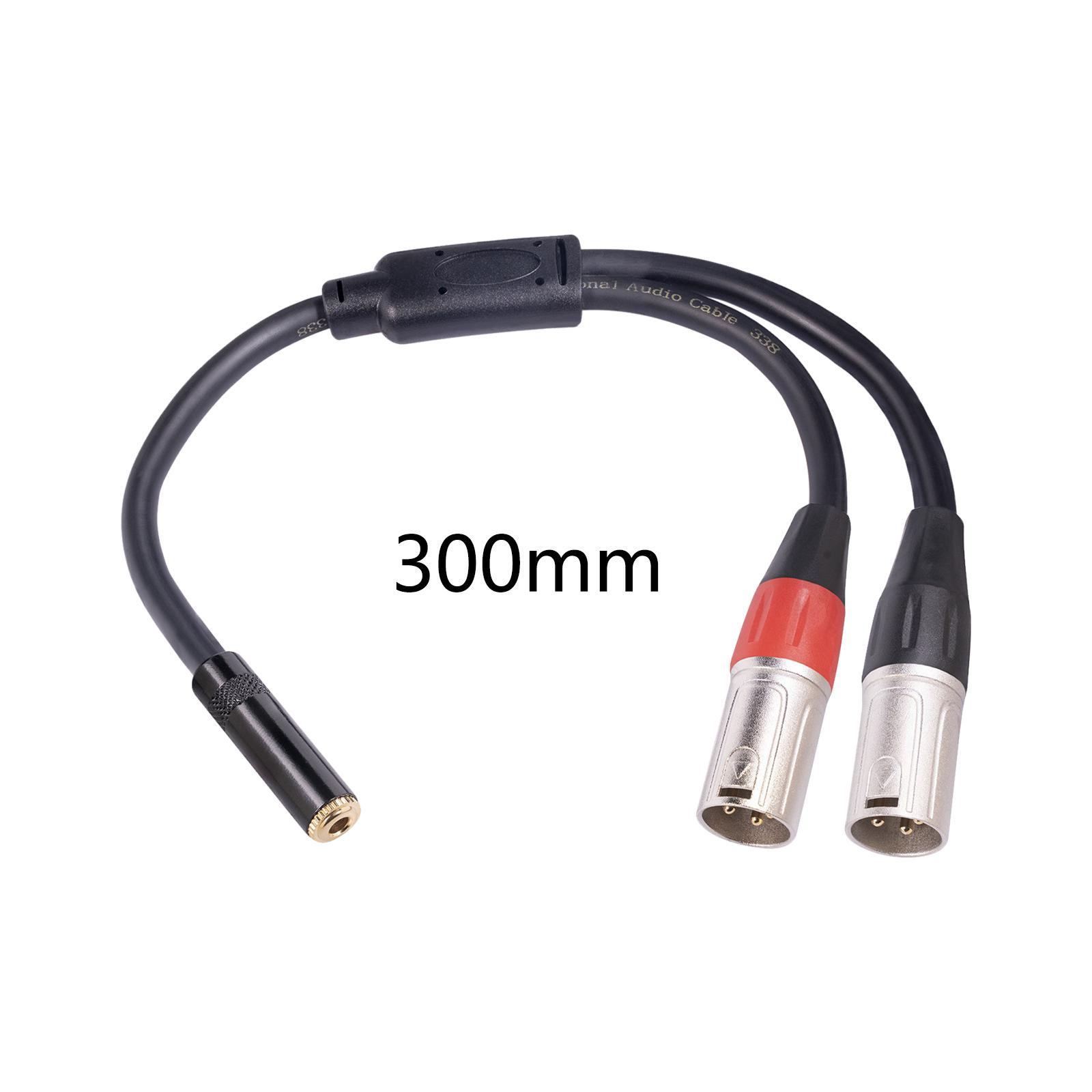 3.5 mm Female Audio Cable Adapter Y Splitter AUX Cable for Mobile Home PC
