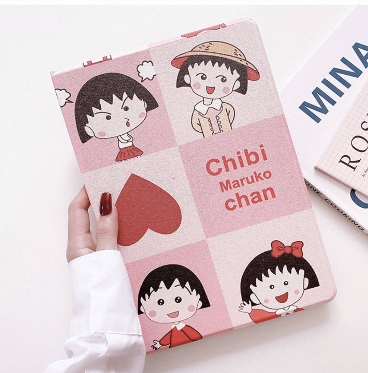 Bao da dành cho ipad 2017/2018/Gen 5/6/Air 1/2 dễ thương
