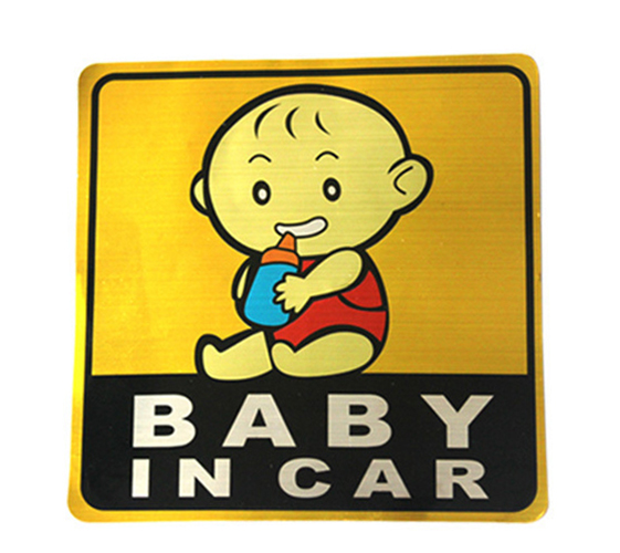 Hình dán phản quang BABY IN CAR